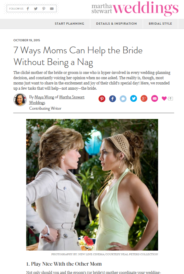 Martha Stewart Weddings Blog