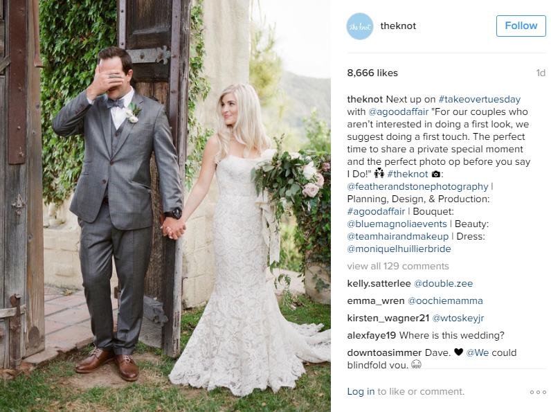 the knot instagram takeover tuesday a good affair 
