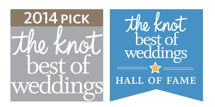 A Good Affair Wedding & Event Production | The Knot Award Badges 2014