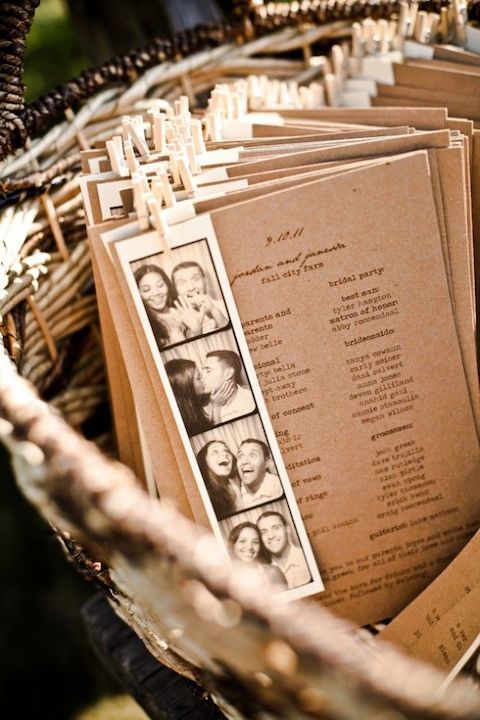 Unique Wedding Programs | Integrate beautiful design and keep your guests entertained as they wait for the ceremony to start! | Friday Fab Find | A Good Affair Wedding & Event Production